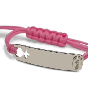 Gourmette bebe fille - or blanc 750 (18 carats)