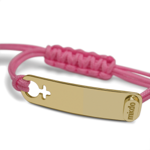Gourmette bebe fille - or jaune 750 (18 carats)