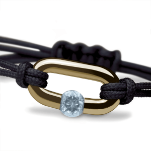 Bracelet pierre de naissance - or jaune 750 (18 carats)