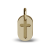 Pendentif croix de baptême AMEN or jaune de la collection de bijoux pour enfants MIKADO.