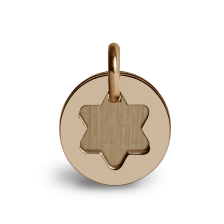 Médaille MAGUÈN DAVID en or rose de la collection de bijoux pour enfants MIKADO.