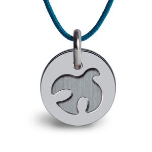 Medaille colombe enfant - argent 925 (sterling)