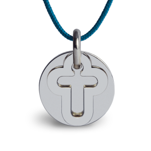 Medaille croix enfant - argent 925 (sterling)