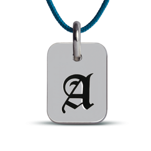 Pendentif lettre initiale enfant - argent 925 (sterling)